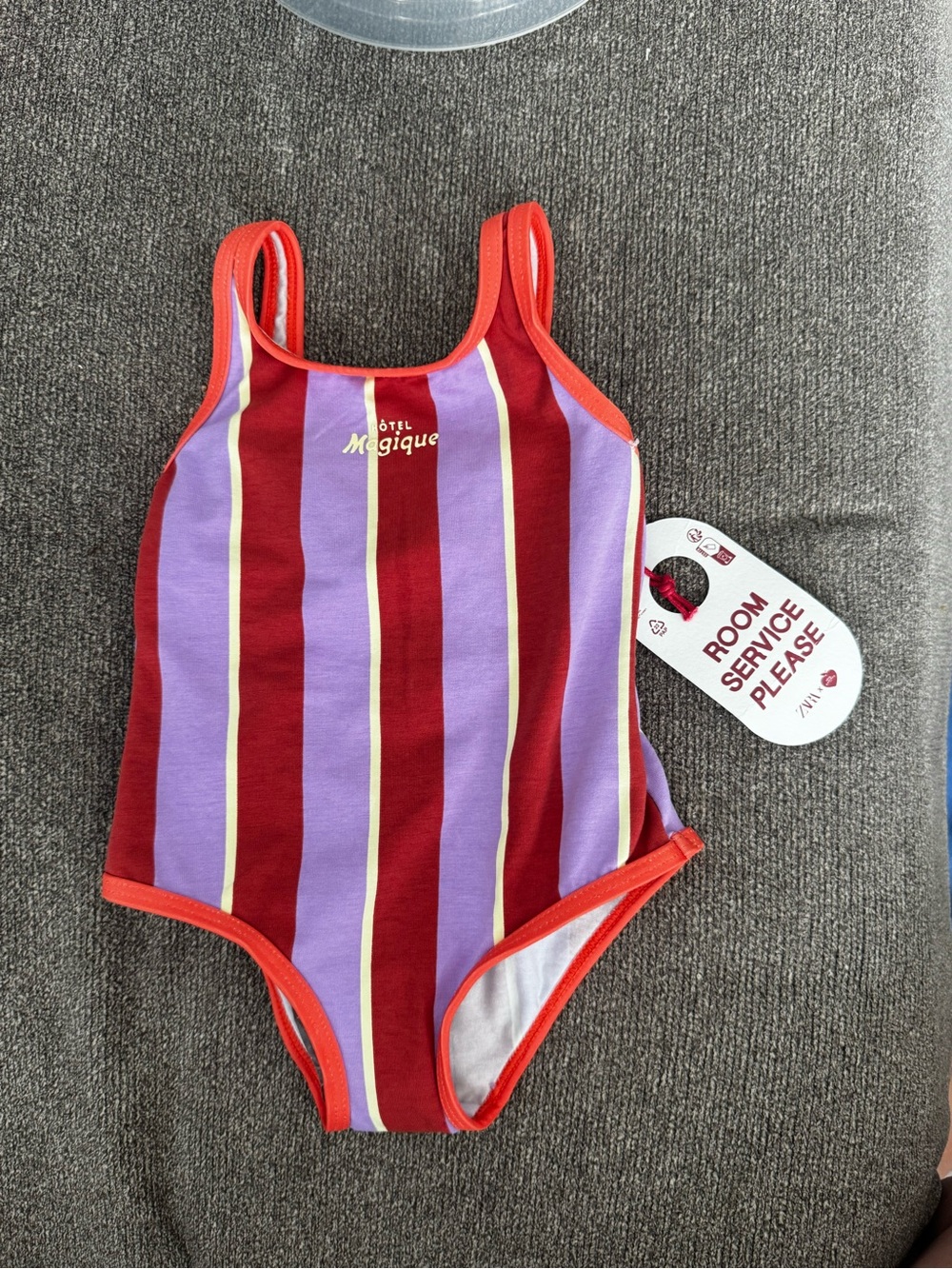 Zara x Hôtel Magique Striped One-Piece Bodysuit | 2Y / 92 cm